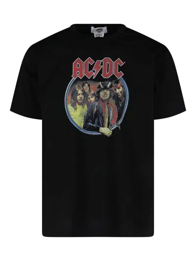 Junya Watanabe Ac/dc T-shirt In Black