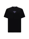 Junya Watanabe T-shirt With Print In Blk X Prpl