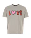 Junya Watanabe T-shirt With Round Neck And Short Sleeves In Gray