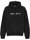 Junya Watanabe Logo-embroidered Hoodie In Black X Beige