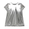 Junya Watanabe Metallic-effect Knitted Top In Silver