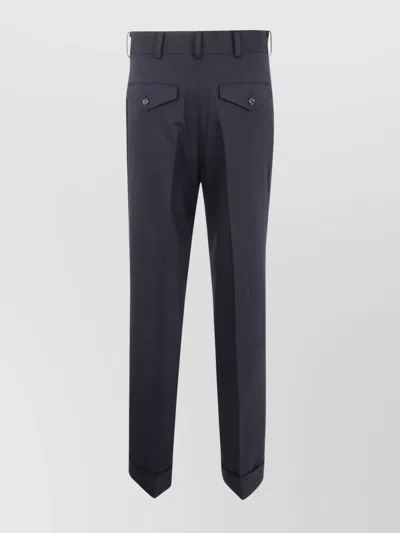 Junya Watanabe Tailored Fit Trousers Featuring Pockets In Black