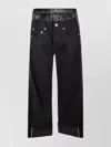 Junya Watanabe Tailored Trousers With Contrast Side Panels In Black