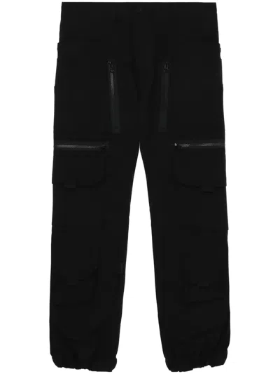 Junya Watanabe Tapered Cargo Trousers In 黑色