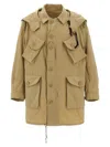 Junya Watanabe Parka Collaboration C.p. Company In Brown