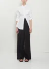Junya Watanabe Technical Wool Pleated Pant In Multi