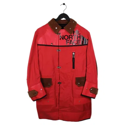Pre-owned Junya Watanabe The North Face  Comme Des Garcons Bag Inside Long Jacket Parka M In Red