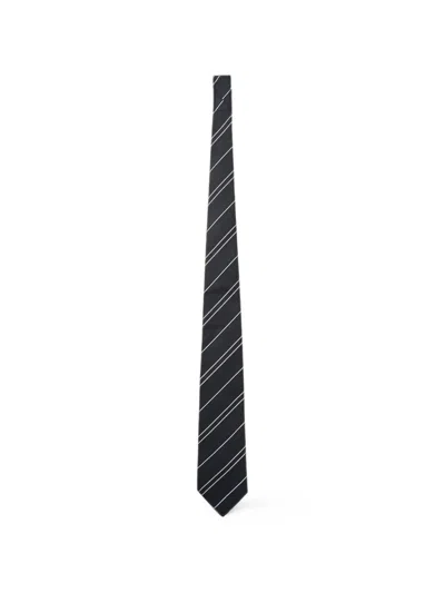 Junya Watanabe Tie Black And White "classic Tie"