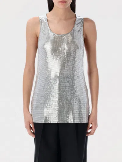 JUNYA WATANABE TOP JUNYA WATANABE WOMAN COLOR SILVER,G90093061