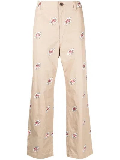 Junya Watanabe Trousers Beige In Pink