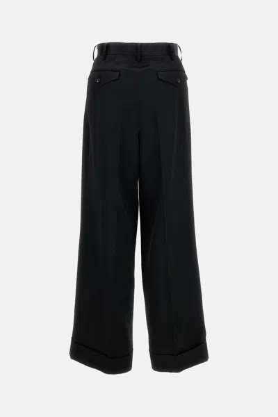 Junya Watanabe Trousers With Pleats In Metallic