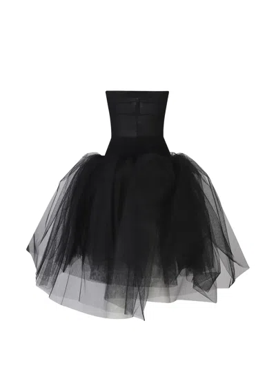 Junya Watanabe Tulle Skirt In Black