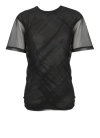 Junya Watanabe Irregular Hem T-shirt In Black