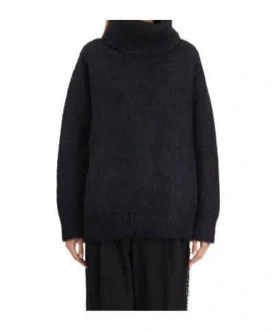 Junya Watanabe Turtleneck Long Sleeve Sweater In Black