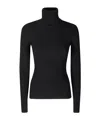 Junya Watanabe Turtleneck Long-sleeved Sweater In Black