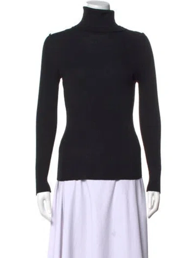 Pre-owned Junya Watanabe Turtleneck Sweater In Black