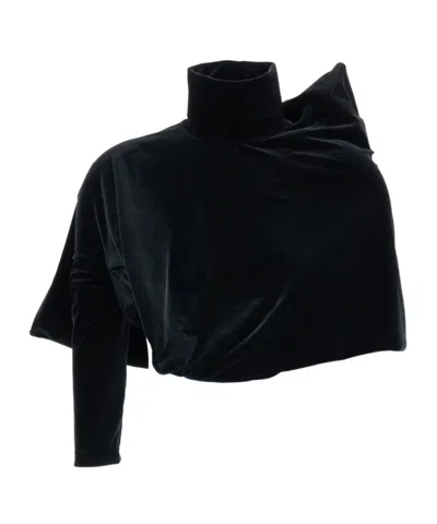 Junya Watanabe Turtleneck Top In Black