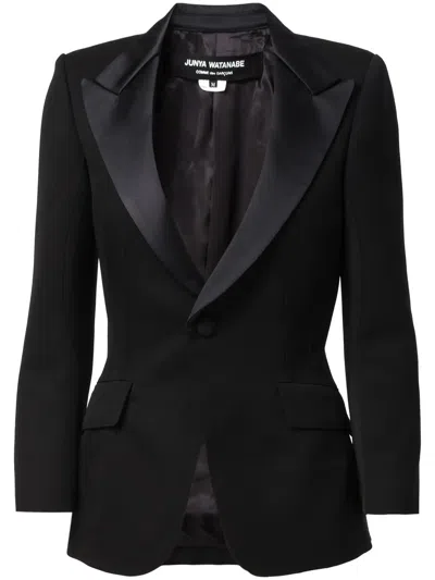 Junya Watanabe Tuxedo Blazer In Black