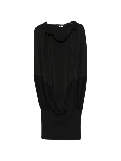 Junya Watanabe Unya Watanabe Hybrid Blouse Top In Black