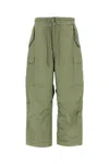 Junya Watanabe Cargo-style Pants With Adjustable Drawstring In Green