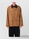 Junya Watanabe X Filson Corduroy-collar Check-insert Jacket In Brown