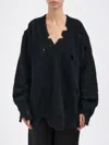 Junya Watanabe V-neck Wool Sweater In Black