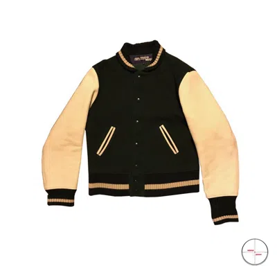 Pre-owned Junya Watanabe Varsity Jacket In Green