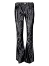 Junya Watanabe Velvet-finish Trousers In Black