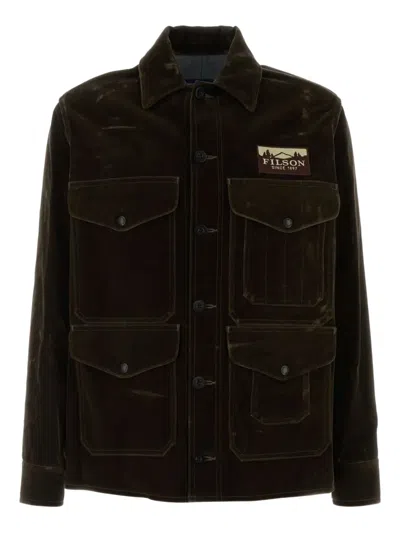 JUNYA WATANABE VELVET FLAP-POCKET JACKET
