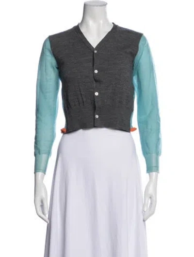 Pre-owned Junya Watanabe Vintage 1990's Sweater In Blue