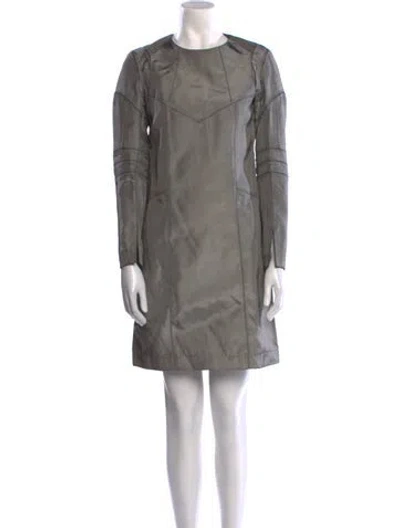 Pre-owned Junya Watanabe Vintage 1995 Mini Dress In Silver