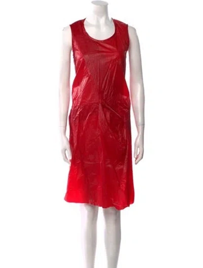 Pre-owned Junya Watanabe Vintage 1996 Knee-length Dress In Red