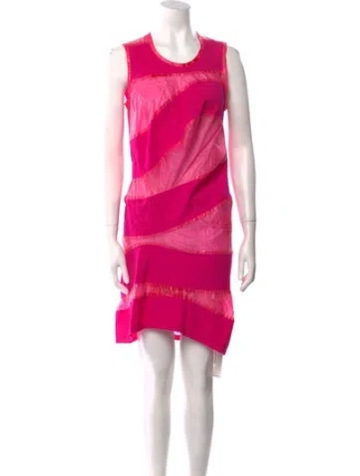 Pre-owned Junya Watanabe Vintage 1996 Mini Dress In Pink