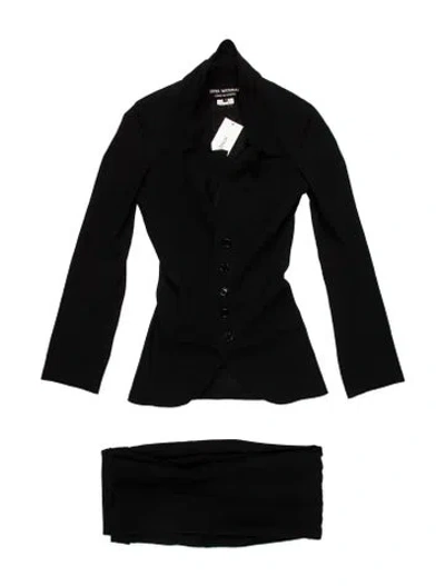 Pre-owned Junya Watanabe Vintage 2000's Pantsuit In Black