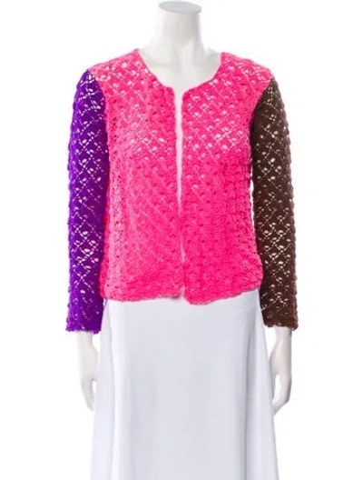 Pre-owned Junya Watanabe Vintage 2000 Sweater In Pink