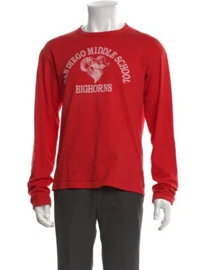 Pre-owned Junya Watanabe Vintage 2002 T-shirt In Red