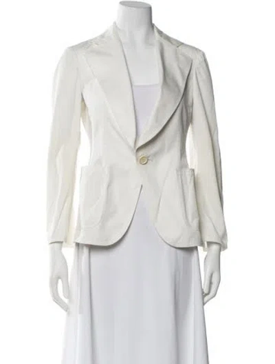 Pre-owned Junya Watanabe Vintage 2003 Blazer In White