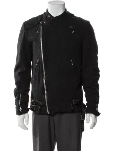 Pre-owned Junya Watanabe Vintage 2003 Moto Jacket In Black