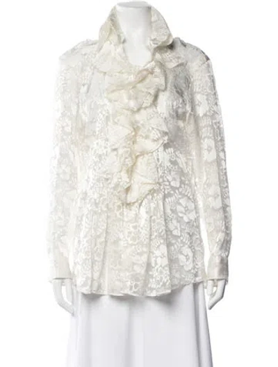 Pre-owned Junya Watanabe Vintage 2006 Blouse In Neutral