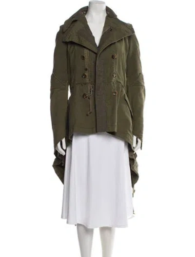 Pre-owned Junya Watanabe Vintage 2006 Coat In Green