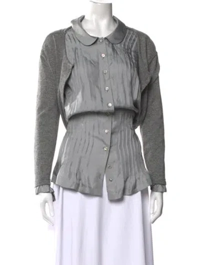 Pre-owned Junya Watanabe Vintage 2007 Blouse In Grey