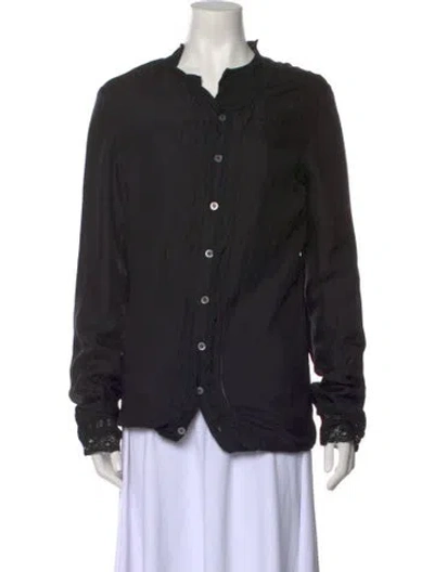Pre-owned Junya Watanabe Vintage 2007 Button-up Top In Black