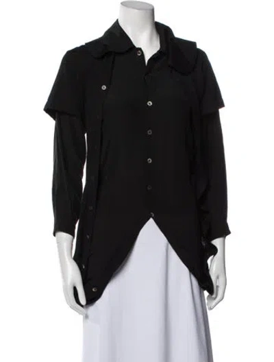 Pre-owned Junya Watanabe Vintage 2007 Button-up Top In Black