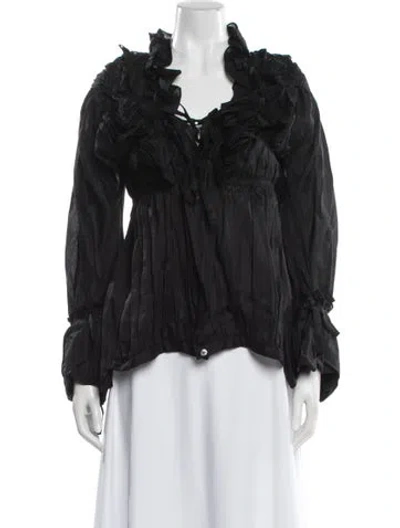 Pre-owned Junya Watanabe Vintage 2008 Blouse In Black