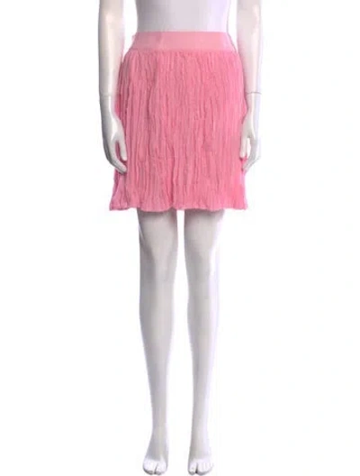 Pre-owned Junya Watanabe Vintage 2008 Mini Skirt In Pink
