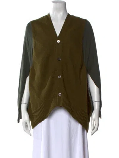 Pre-owned Junya Watanabe Vintage 2010 Sweater In Green