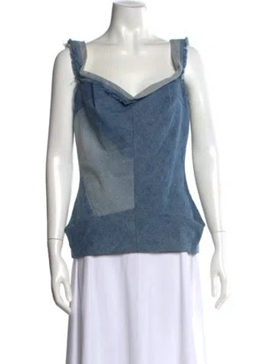 Pre-owned Junya Watanabe Vintage 2010 Top In Blue