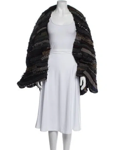 Pre-owned Junya Watanabe Vintage 2014 Coat W/ Tags In Gray