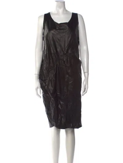 Pre-owned Junya Watanabe Vintage Knee-length Dress In Black