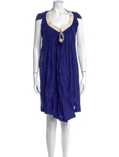 Pre-owned Junya Watanabe Vintage Knee-length Dress In Blue